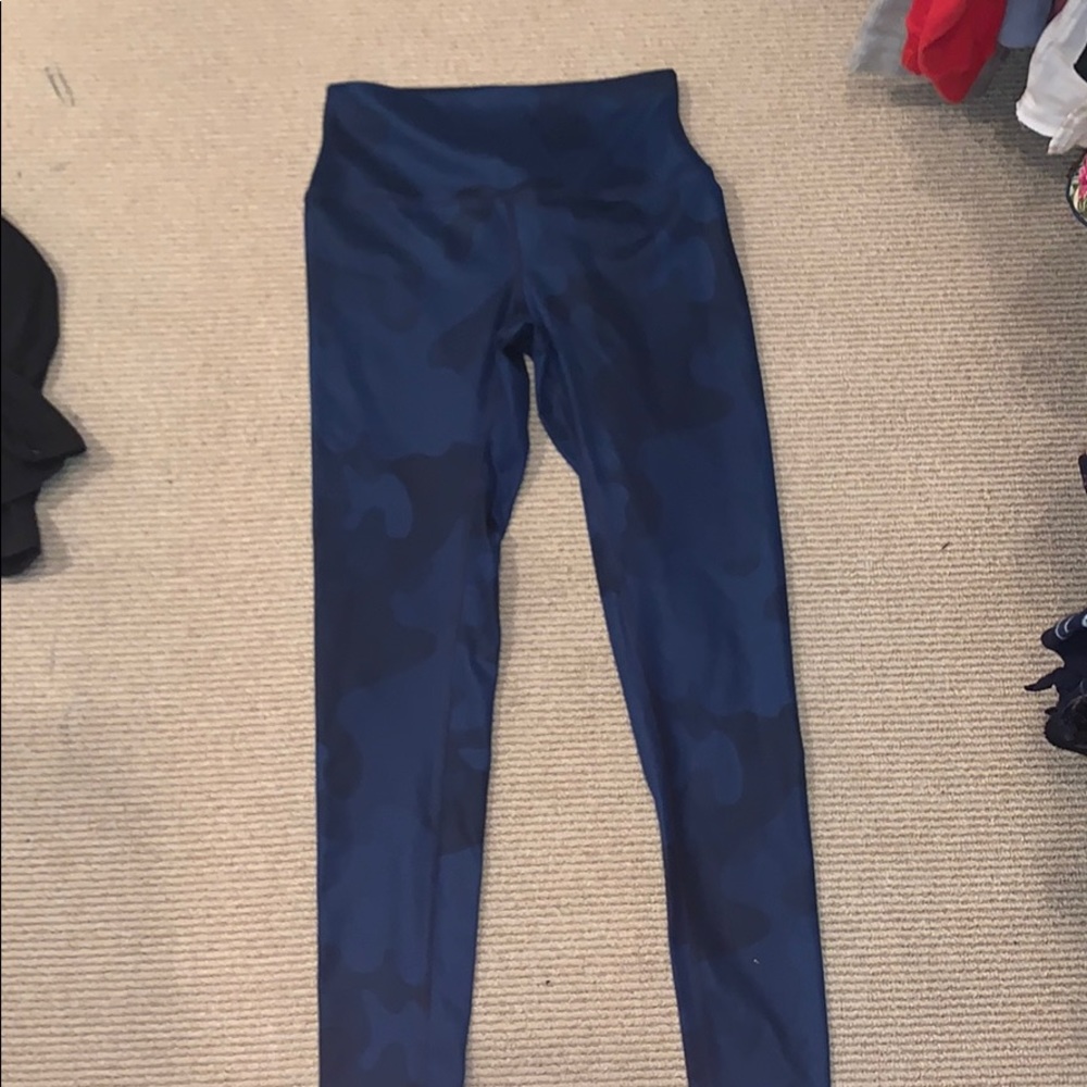 Navy camp long leggings